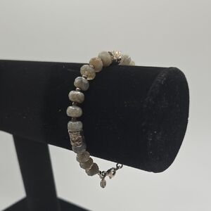 Silpada Gray Labradorite Beaded Bracelet